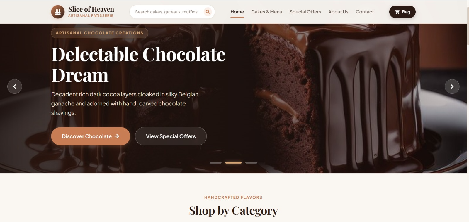 CakeShop — Full-Stack E-Commerce Bakery Platform